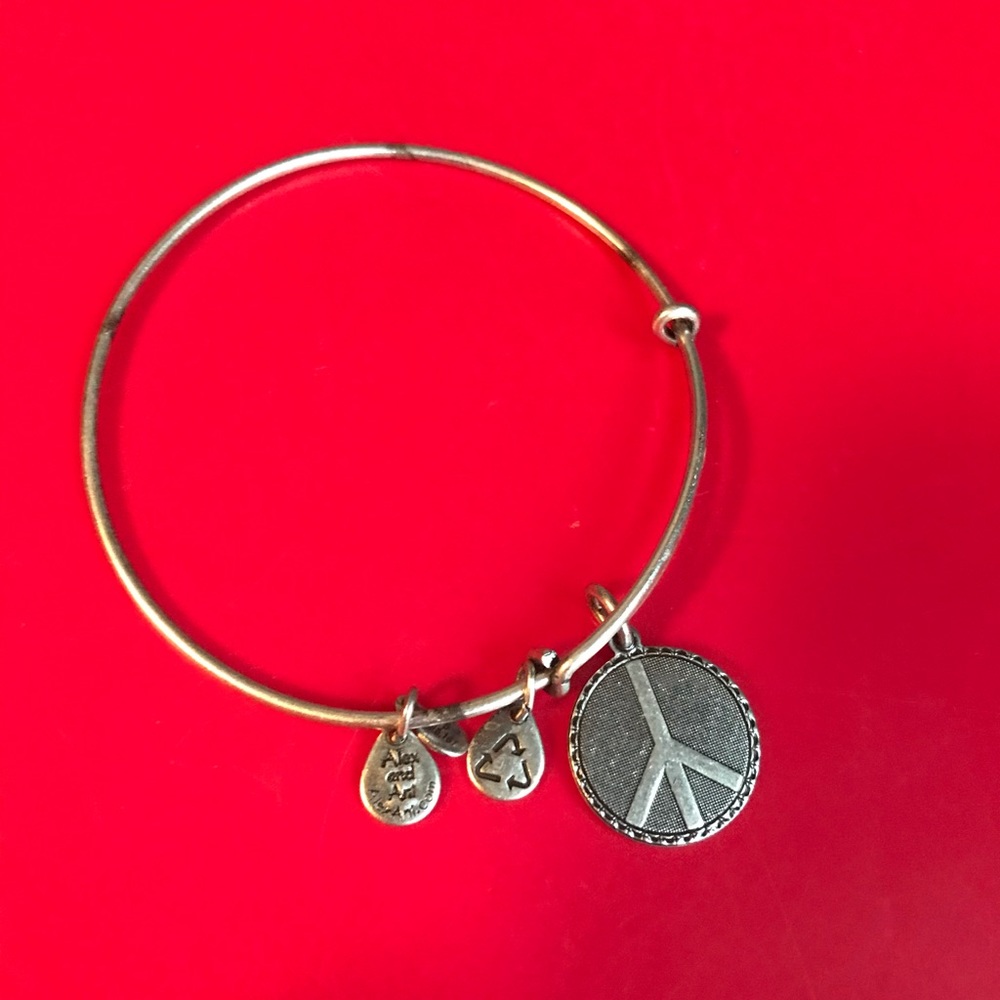 Alex and Ani Peace Sign Bangle!